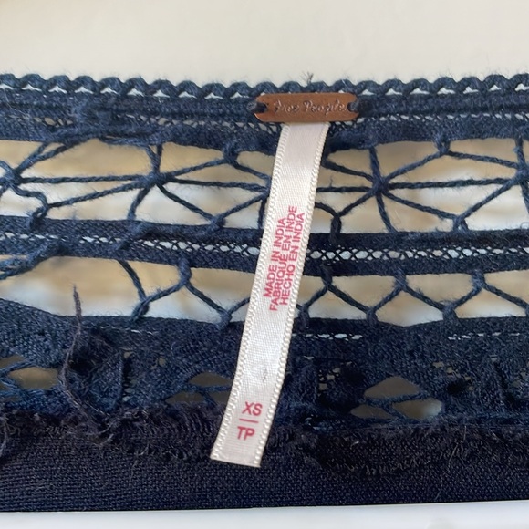 Free People Black Linen Dress XS - Picture 2 of 6